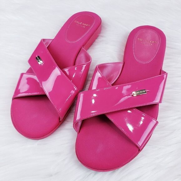 Cole Haan Augusta Patent Leather Sandal - Picture 2 of 5